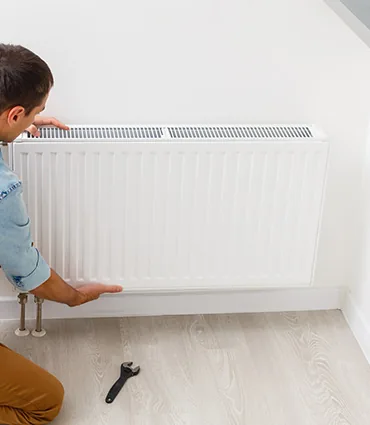 Installation d’un radiateur de chauffage